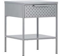 Venture Home - Table de chevet en acier Sacramento gris clair Gris clair G