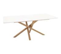 - Table de repas 90 x 180 cm Piazza blanc