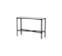 Venture Home Table latérale Razzia - 110 x 30 x 75 cm - Blanc - Terazzo/Noir