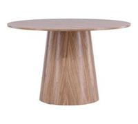 Table Repas Ronde 120 Cm Lanzo Marron