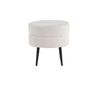 Venture Home Tabouret de Casserole - Noir/Blanc cassé