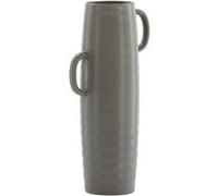 Vase Ondulé en Céramique "Cent" 41cm Gris Foncé