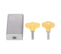 Venture verrouille de la fenêtre Sécurité Lock de fenêtre de porte coulissante mobile avec 2 touches pour la maison de sécurité pour enfants et le bureau en acier inoxydable en