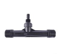 Venturi Lot de 2 injecteurs d'engrais pour systèmes d'irrigation 2,5 cm Utilisation agricole Matériau plastique Compatible avec système d'irrigation goutte à goutte et arroseur