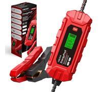 Ventux Gear EnergyProX - Chargeur Batterie Intelligent 6V/12V 4A IP65 avec Affichage LCD - Mainteneur pour Auto, Moto, Scooter, AGM, Gel, Lithium