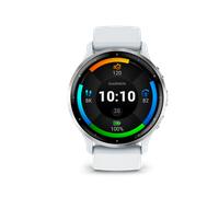 Garmin Venu 3 Silver – bracelet blanc