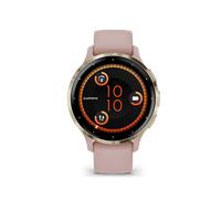 Garmin - 010-02785-03 - Smartwatch - Venu 3S - rose/or - bracelet en silicone