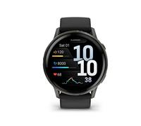 Montre sport GARMIN Venu 4 Noir/Gris Silicone noir 45mm