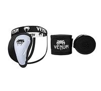 Venum Challenger Coquille et Porte Coquille Noir Taille L Kontact Bande Mixte Adulte, Noir, 4 m