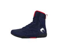 Bottes de boxe Venum Contender Boxing bleu marine rouge - 42.5