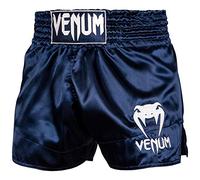 Venum, Classic Short de Muay Thai, Homme, S, Marine Bleu/Blanc