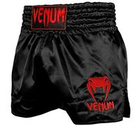 Venum, Classic Short de Muay Thai, Homme, S, Noir/Rouge