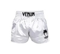 Venum, Classic Short de Muay Thai, Homme, XL, Blanc/Noir