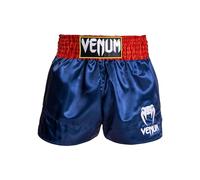 Venum, Classic Short de Muay Thai, Homme, XS, Bleu/Rouge/Blanc