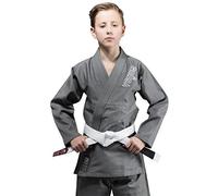 Venum, Contender Enfant Kimono JJB (Ceinture blanche offerte), Mixte Enfant, C0, Gris