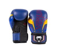 Venum, Elite Evo Gants de Boxe, Mixte Adulte, 14 Oz, Bleu/Jaune
