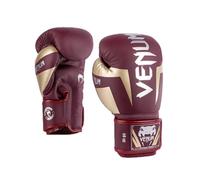 Venum, Elite Gants de boxe, Mixte Adulte, 16 Oz, Burgundy/Or