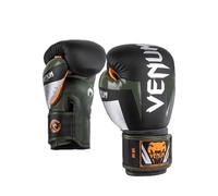 Venum Elite gants de Boxe - Noir/Argent/Kaki - 10 Oz