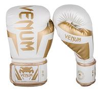 Venum, Elite Gants de boxe, Mixte Adulte, 12 Oz, Blanc/Or