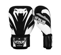 Venum Impact Hook and Loop Training Boxing Gloves - Black/White