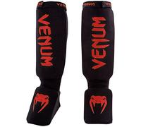 Venum, Kontact Protège-Tibias, Homme, M, Noir/Rouge