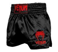 Venum Shorts Classic de Muay Thai - Noir-Rouge - XS