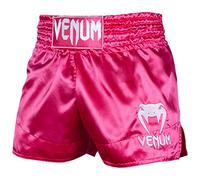 Venum, Classic Short de Muay Thai, Homme, XXL, Rose/Blanc