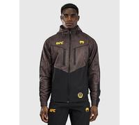 Venum UFC Fusion Fight Week Veste à Capuche Zippé pour Hommes - Marron Terrestre - L