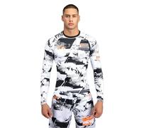 Venum UFC Zenith pour Homme Noir/Blanc/Orange Authentic Fight Week Performance à Manches Longues Rashguard - S