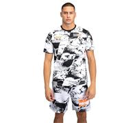 Venum UFC Zenith pour Homme Noir-Blanc-Orange Authentic Fight Week Performance T-Shirt à Manches Courtes - L