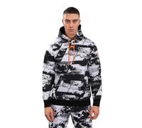Venum UFC Zenith pour Homme Noir-Blanc-Orange Authentic Fight Week Pullover Sweat à Capuche - S