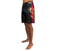 Venum X Tekken 8-Marshall Law Fight Shorts, Noir/Rouge/doré, M Homme