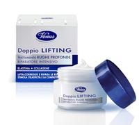Venus, double lifting traitement rides profondes, réparateur intensif avec élasticité et collagène, réduit les rides et raffermit la peau, stimulant l'élasticité, 50 ml, testé cliniquement