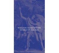 Vénus et Adonis - - William Shakespeare - Allia - Livre