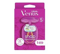 Venus Extra Smooth Snap Rasoir Femme, Pink, Compact et portable, Rasoir Avec Étui, 1 x Rasoir [OFFICIEL]