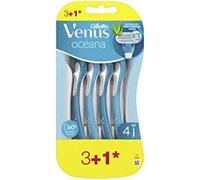 Venus Gillette Oceana Women's Disposable Shaver, Pack Of 4 Blades (3+1 Free)