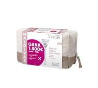 Venus Gillette Rasoir Épilateur Femme Anglais et Intime + 2 Recharges + Trousse de Toilette Maldives