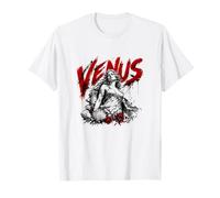 Vénus Gothique déesse féminine Venus Dark Roses Mythologie T-Shirt