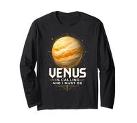 Venus m'appelle et Je Dois partir Explorer l'espace et Aimer Les planètes Manche Longue