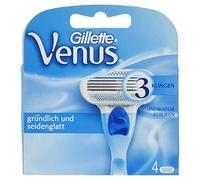 Venus Original Smooth Lames de Rasoir Femme, Pack de 4 Lames de Recharges [OFFICIEL]
