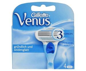 Venus Original Smooth Lames de Rasoir Femme, Pack de 4 Lames de Recharges [OFFICIEL]