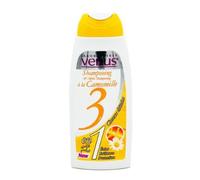 Venus Shampooing & Après-Shampooing à la Camomille, 3 en 1, Éclat, Brillance et Protection