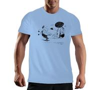 Venus Style Crazy Cat Jules Winnfield Epic Cosplay Replica Pulp Fiction Julius T-Shirt Bleu Marine pour Homme Size S