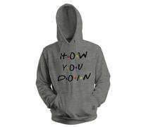 Venus Style Friends TV Show How You Doin Joey Tribbiani Quote Central Perk 90s Sitcom Fans Birthday Graduation Gift Idea Sweat À Capuche Unisexe Gris Size XL