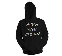 Venus Style Friends TV Show How You Doin Joey Tribbiani Quote Central Perk 90s Sitcom Fans Birthday Graduation Gift Idea Sweat À Capuche Unisexe Noir Size S