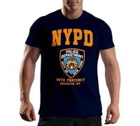 Venus Style Geschenk NYPD Brooklyn 99 T-Shirt Bleu Marine pour Homme Size L