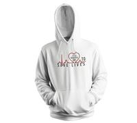 Venus Style Greys It's Beautiful Day to Save Lives Doctor Sweat A Capucha Blanc Unisex Size S