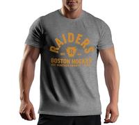 Venus Style Heated Rivalry Boston Raiders Vintage Logo Shane Hollander Game Changers Hockey Romance Bookish T-Shirt Homme Gris Size XL