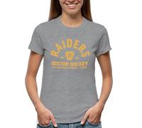 Venus Style Heated Rivalry Boston Raiders Vintage Logo Shane Hollander Game Changers Hockey Romance Bookish T-Shirt Femme Gris Size XXL