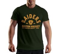 Venus Style Heated Rivalry Boston Raiders Vintage Logo Shane Hollander Game Changers Hockey Romance Bookish T-Shirt Homme Vert Militaire Size L